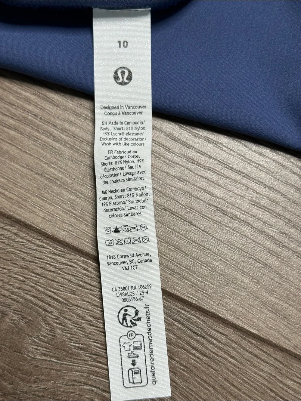 Lululemon Align High-Rise Tennis Active Skirt Skort Brilliant Blue Size 10